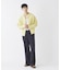 European Flax / ヨーロピアンフラックス 製品染め オープンカラーシャツ