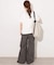 ポプリンストレートパンツ