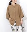 ハーフスリーブポンチョシャツ
