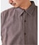 リネンブレンド メランジドビー シャツ