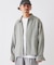 バスケット チェック ジップ シャツブルゾン