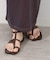 【Paes/ペイズ】Square Panel Sandal