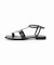 【Paes/ペイズ】Square Panel Sandal