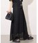 《WEB限定追加》【TORRAZZO DONNA/トラッゾドンナ】ジオメトリックレーススカート