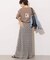 《WEB限定追加》【TORRAZZO DONNA/トラッゾドンナ】ジオメトリックレーススカート