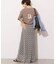 《WEB限定追加》【TORRAZZO DONNA/トラッゾドンナ】ジオメトリックレーススカート