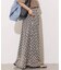 《WEB限定追加》【TORRAZZO DONNA/トラッゾドンナ】ジオメトリックレーススカート