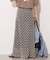 《WEB限定追加》【TORRAZZO DONNA/トラッゾドンナ】ジオメトリックレーススカート