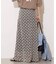 《WEB限定追加》【TORRAZZO DONNA/トラッゾドンナ】ジオメトリックレーススカート