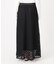 《WEB限定追加》【TORRAZZO DONNA/トラッゾドンナ】ジオメトリックレーススカート