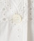 《一部WEB限定追加》コットンカットワーク刺繍開襟シャツ