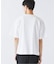 ブロック インレイ 1ボタン ヘンリーネック Tシャツ