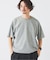 ダブルフェイス 配色 スピンドル Tシャツ