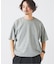 ダブルフェイス 配色 スピンドル Tシャツ