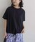 フレンチスリーブボーダーTシャツ