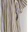 【SARA MALLIKA/サラマリカ】 Cotton Wave Stripe Print Ha：ワンピース