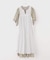 【SARA MALLIKA/サラマリカ】 Cotton Wave Stripe Print Ha：ワンピース
