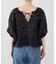 【TORRAZZO DONNA/トラッゾドンナ】 Cutwork Lace Top