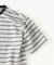テクスチャー マルチボーダー Tシャツ