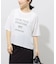 2WAYジョーゼットロゴTEE