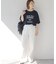 2WAYジョーゼットロゴTEE