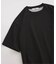 コントラスト クルーネック ポンチTシャツ