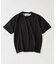 コントラスト クルーネック ポンチTシャツ