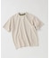 コントラスト クルーネック ポンチTシャツ