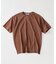 コントラスト クルーネック ポンチTシャツ