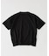 コントラスト クルーネック ポンチTシャツ
