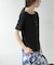 ヘンリーネックランダムリブTシャツ