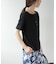 ヘンリーネックランダムリブTシャツ