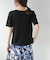 ヘンリーネックランダムリブTシャツ