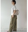 ヘンリーネックランダムリブTシャツ
