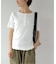 ヘンリーネックランダムリブTシャツ