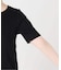 ヘンリーネックランダムリブTシャツ