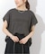 エンボスロゴフレンチスリーブTシャツ