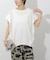エンボスロゴフレンチスリーブTシャツ