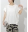 エンボスロゴフレンチスリーブTシャツ