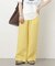 《一部WEB限定追加2》麻スリットイージーパンツ