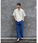 スモーキーデニム 11oz フェード ワイドパンツ
