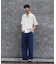 スモーキーデニム 11oz フェード ワイドパンツ