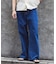スモーキーデニム 11oz フェード ワイドパンツ