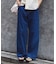 スモーキーデニム 11oz フェード ワイドパンツ