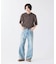 スモーキーデニム 11oz フェード ワイドパンツ