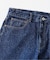 スモーキーデニム 11oz フェード ワイドパンツ