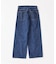 スモーキーデニム 11oz フェード ワイドパンツ
