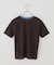 クルーネックシアーリンガーTEE
