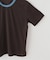 クルーネックシアーリンガーTEE