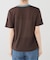 クルーネックシアーリンガーTEE